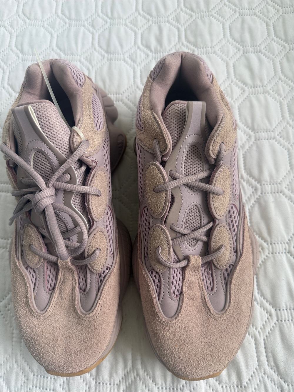 adidas Women's Lilac Suede Mesh Sneakers